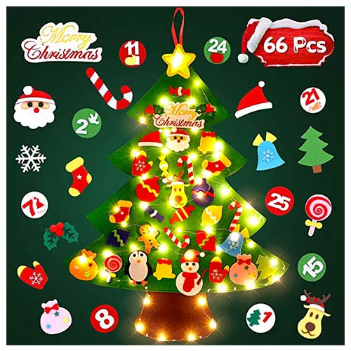 Albero Di Natale In Feltro